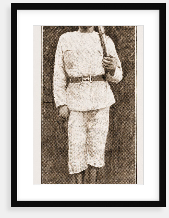 A Native Sentry by Anonymous