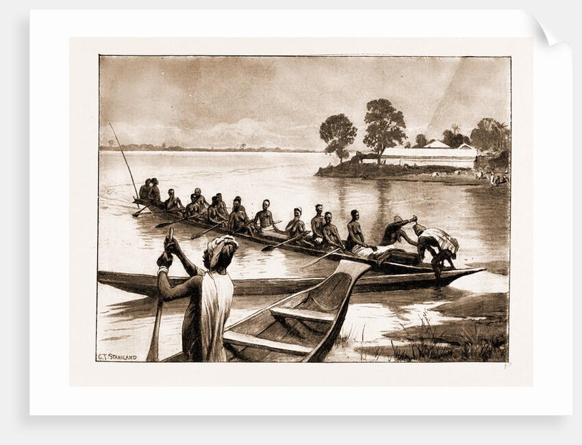 The Royal Niger Company's Expedition: Everyday Scenes On The River Niger, 1897 by Anonymous