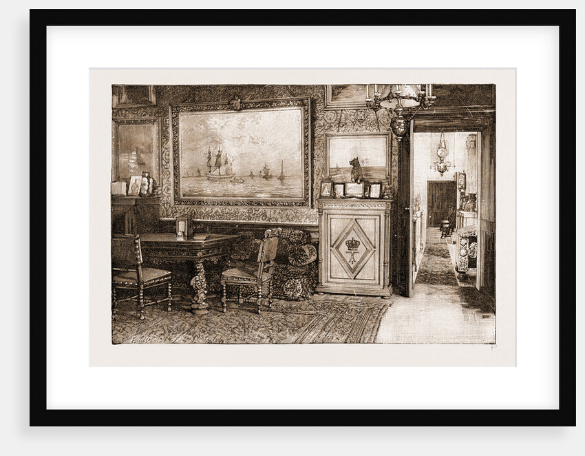 The King Of Greece's Study In The Palace At Athens, Greece, 1897 by Anonymous