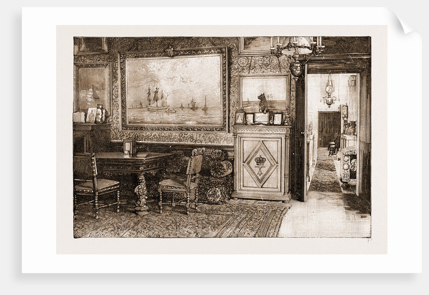 The King Of Greece's Study In The Palace At Athens, Greece, 1897 by Anonymous