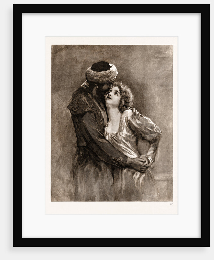 Then I Am Messiah, Indeed, He Thought, Glowing, And, Stooping, He Knew For The First Time The Touch Of A Woman's Lips by Solomon J. Solomon