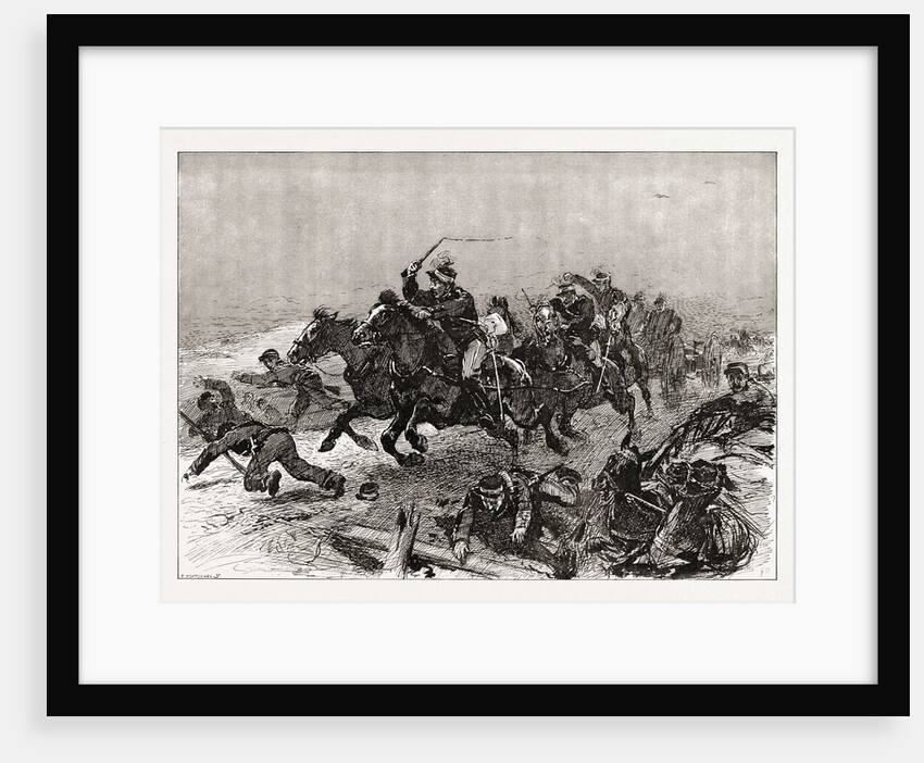 The Greek Rout: An Incident Of The Stampede On The Road To Larissa, Greece, 1897 by Anonymous
