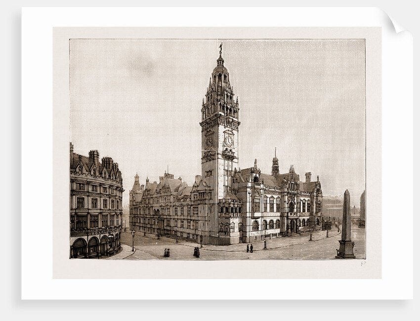 The Queen's Visit To Sheffield: The New Town Hall To Be Opened By Her Majesty, UK, 1897 by Anonymous