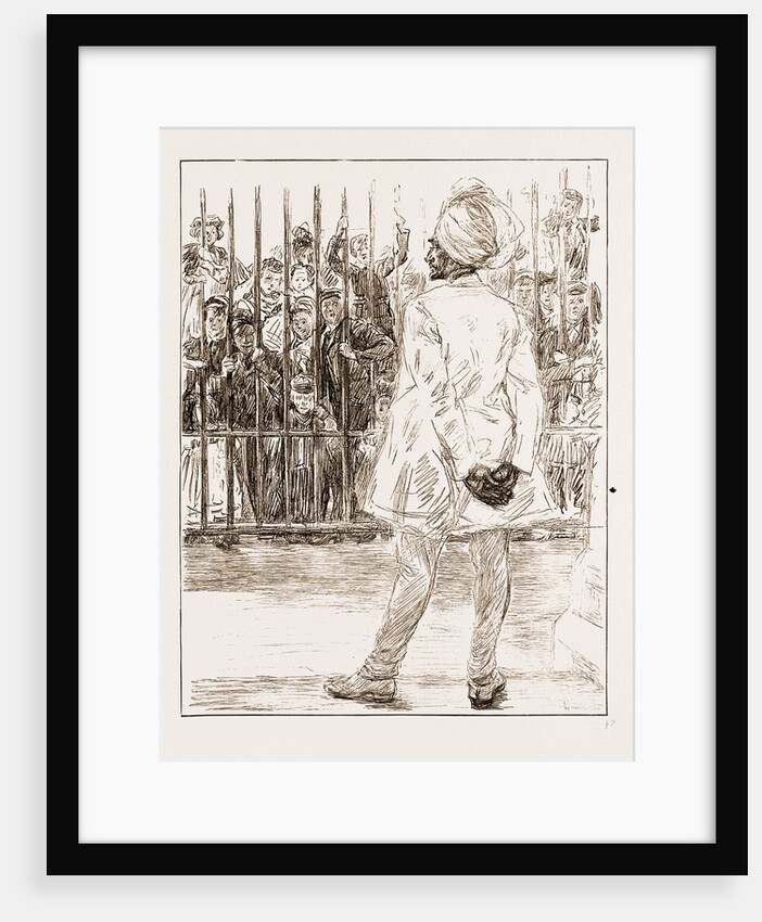 The Cynosure Of All Eyes: A Scene At Chelsea Barracks, UK, 1897 by Anonymous