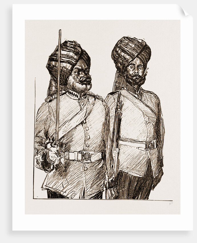 Subadah Singh. Sergeant Kala Singh Malay States Guides by Anonymous