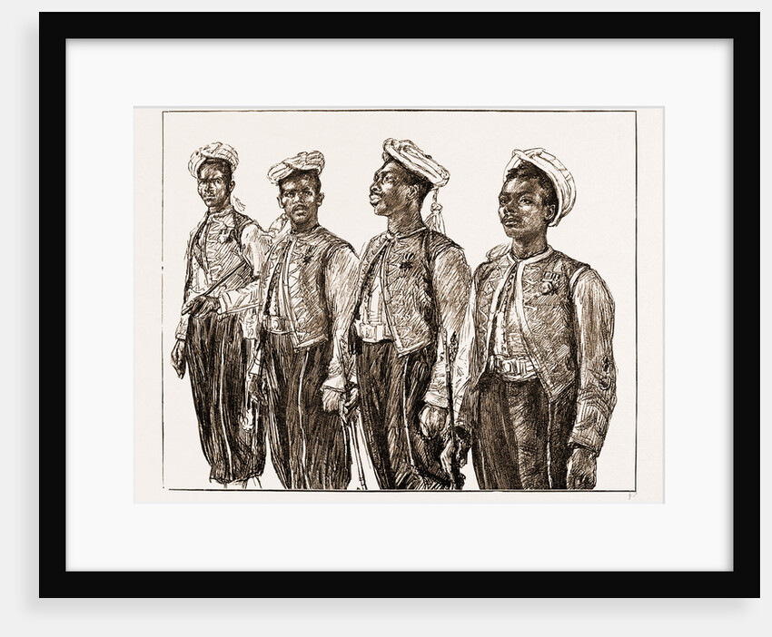 Colonial Troops Who Took Place In The Jubilee Procession, UK, 1897 by Anonymous
