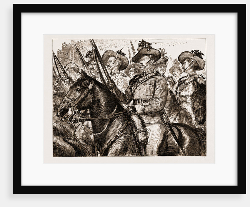 Colonial Troops Who Took Place In The Jubilee Procession, UK, 1897 by Anonymous
