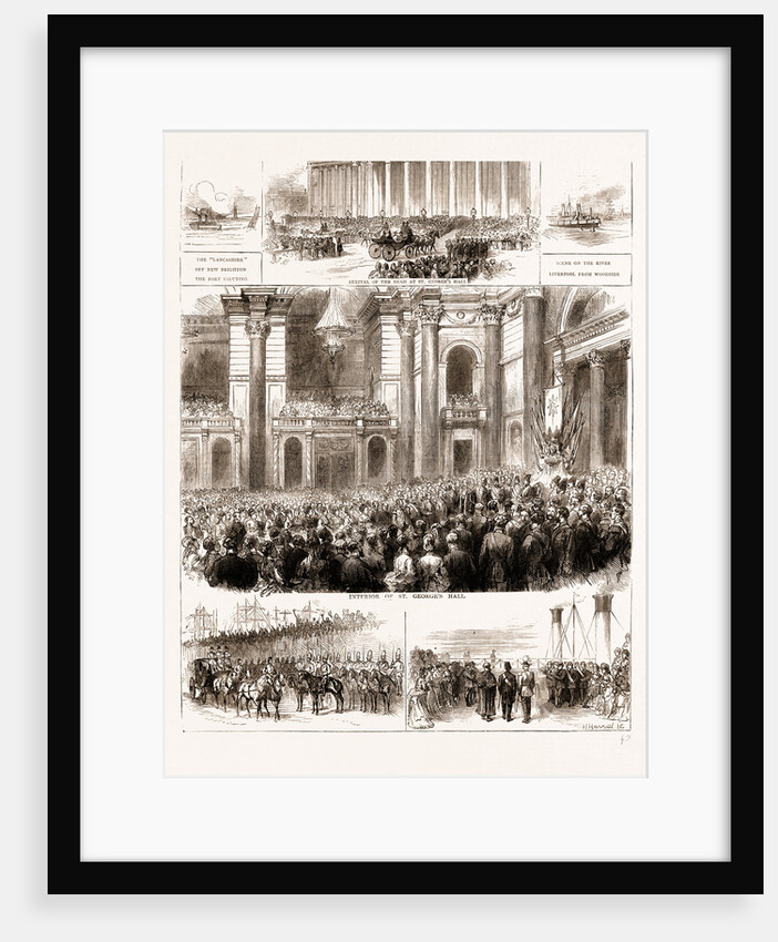 The Shah Of Persia (Iran) At Liverpool UK In 1873 by Anonymous