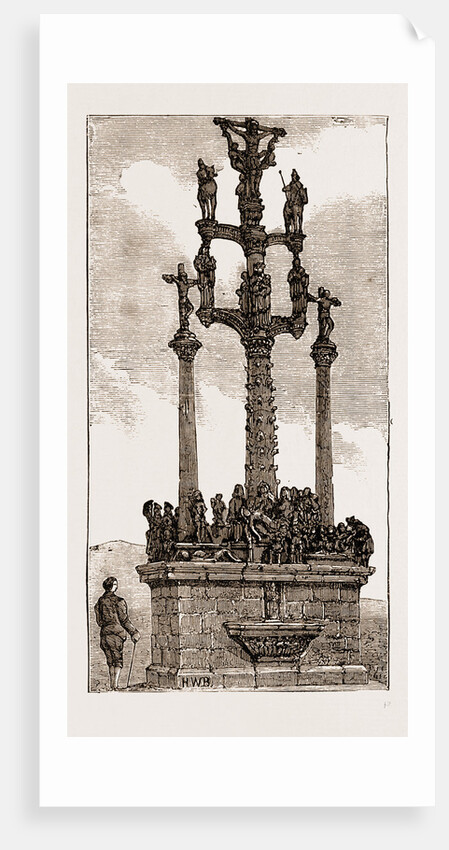 Calvary At St. Thegonnec, Brittany by Anonymous