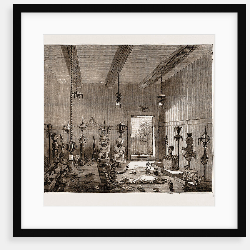 Prince Hahansu's Fetish House At Coomassie, The Ashantee War 1873. Anglo-ashanti Wars Between The Ashanti Empire by Anonymous