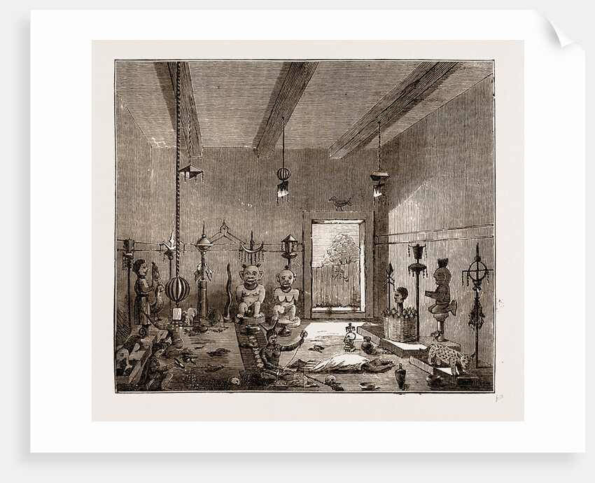 Prince Hahansu's Fetish House At Coomassie, The Ashantee War 1873. Anglo-ashanti Wars Between The Ashanti Empire by Anonymous