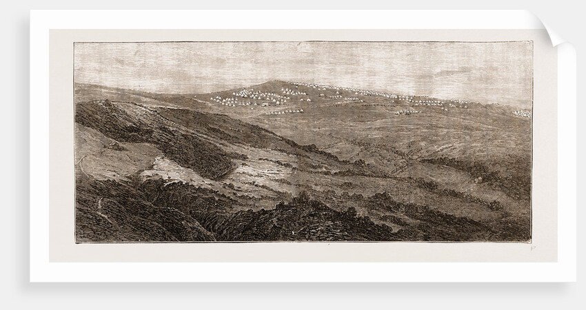 General View Of Encampment Of Second Division, Autumn Manoeuvers UK 1873 by Anonymous