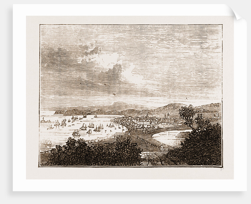 Drontheim, Norway Engraving 1873 by Anonymous