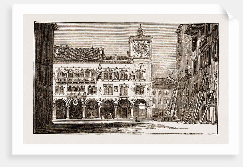 Belluno—the Town Hall And The Bishop's Palace by Anonymous