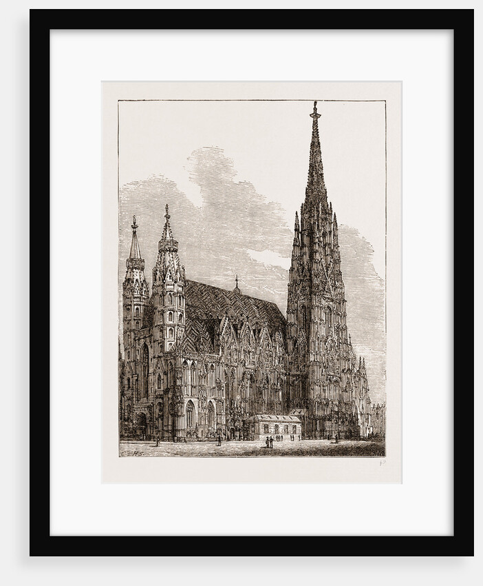 St. Stephen's Cathedral, Vienna Austria 1873 by Anonymous