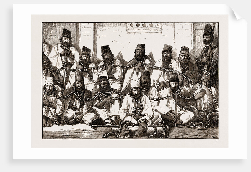 Persia During The Shah's Absence-highway Robbers And Murderers At Shiraz 1873 by Anonymous