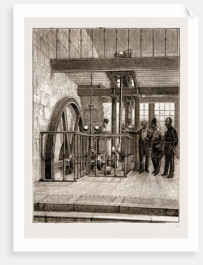 The First Steam Engine Constructed At Teheran by Anonymous
