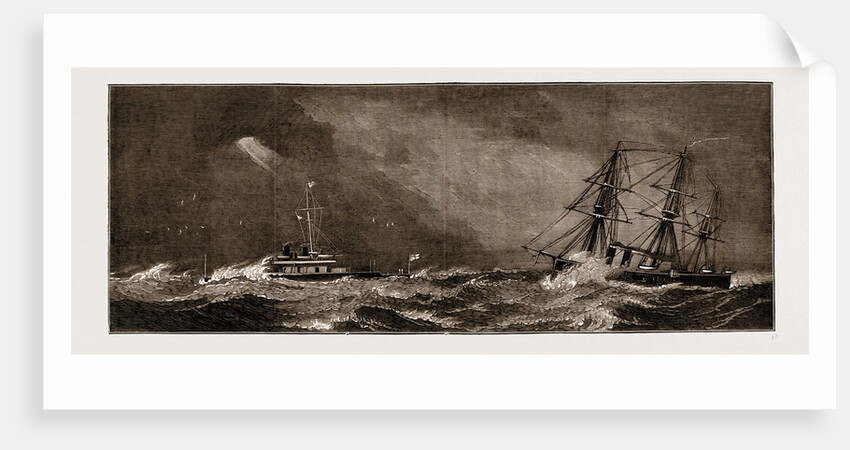 H.m.s Devastation Off Berehaven by Anonymous