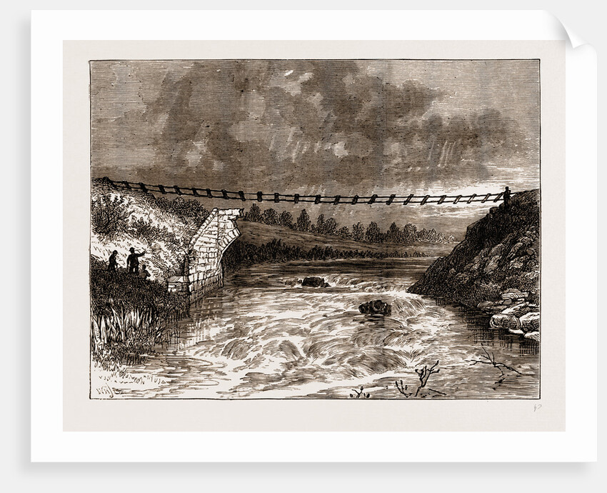 Remarkable Destruction Of A Railway Bridge by Anonymous
