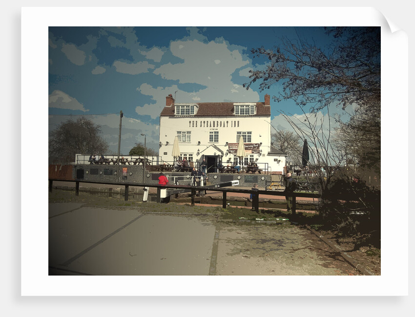 The Steamboat Inn and Canal Lock by Sarah Smith