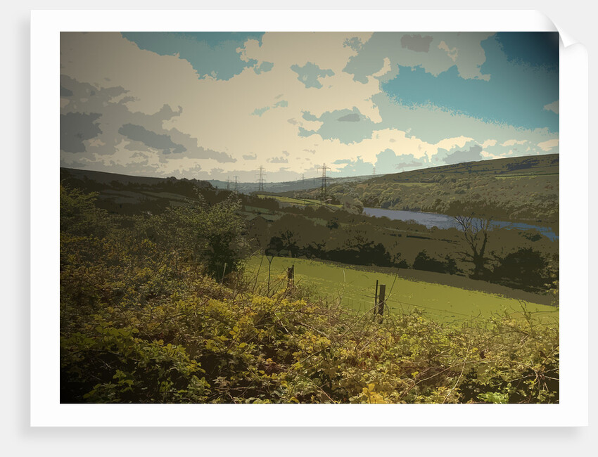 Deepclough and Valehouse Reservoir by Sarah Smith