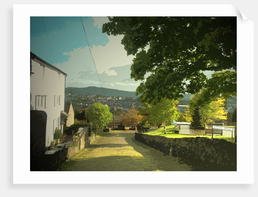 Tintwistle Village Scene by Sarah Smith