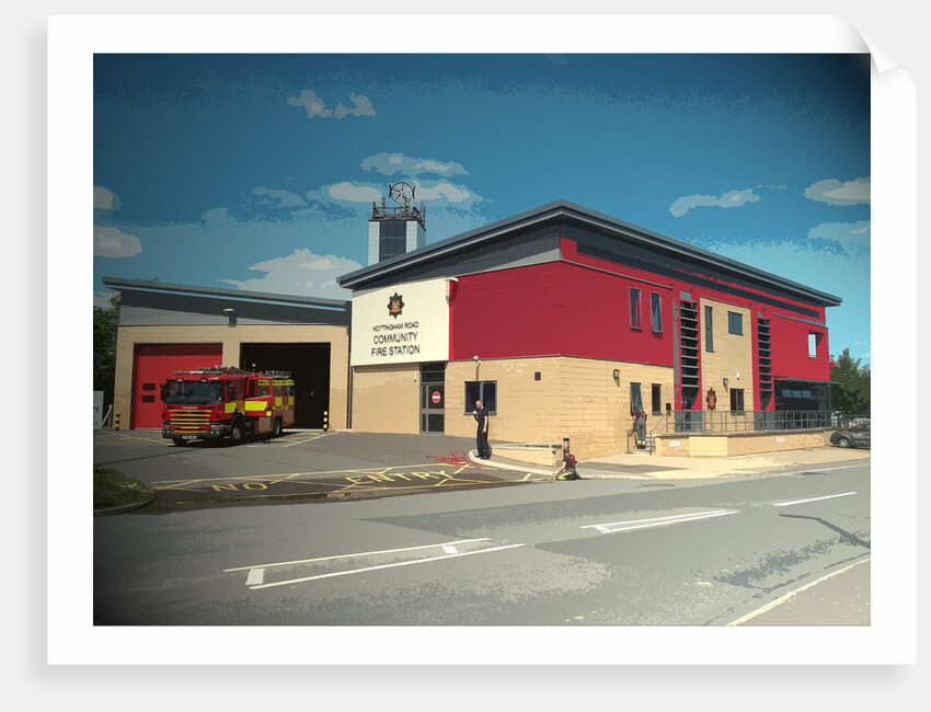 Nottingham Road Fire Station in Derby by Sarah Smith