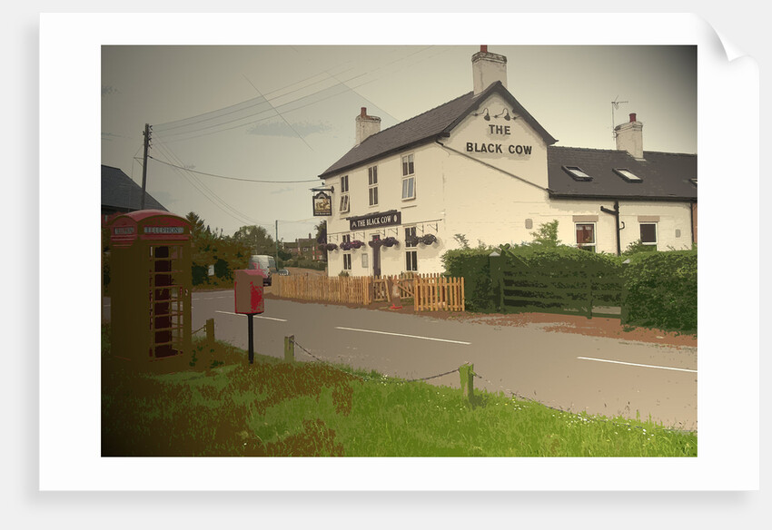 The Black Cow Public House in Lees by Sarah Smith