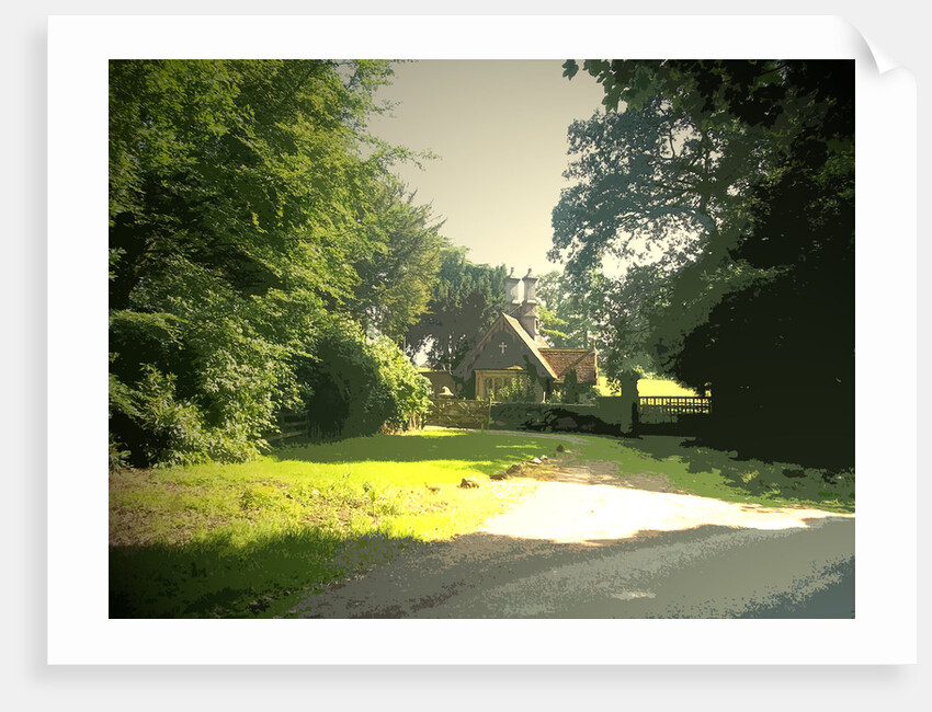 Ashbourne Lodge at the Entrance to Gatehouse at the northern entrance to the estate by Sarah Smith