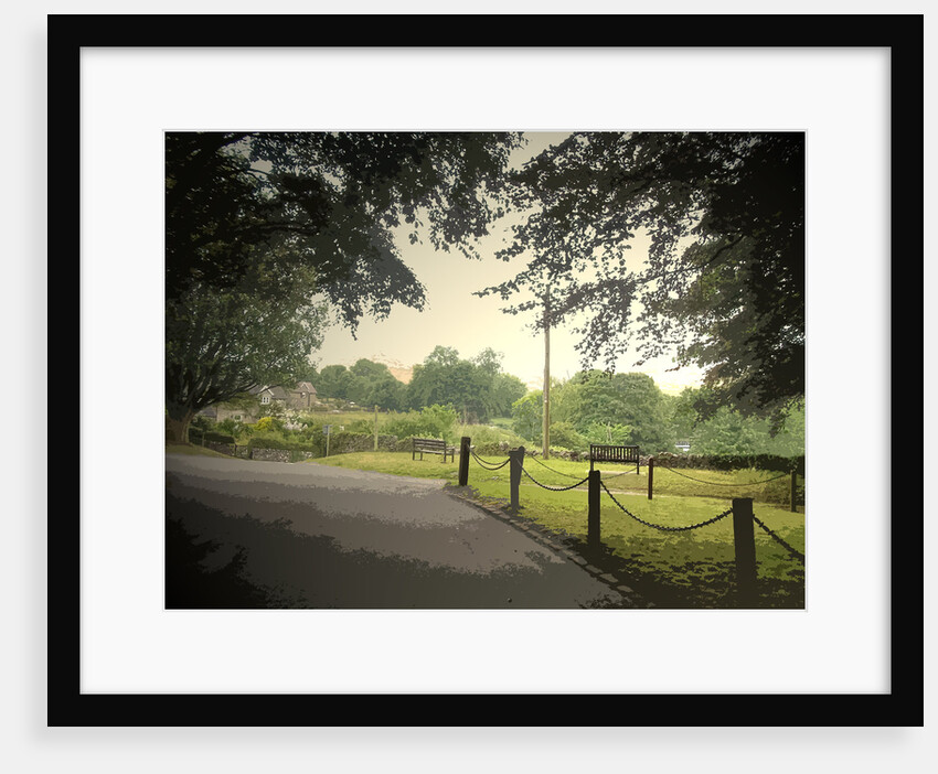 Village Scene in Thorpe by Sarah Smith