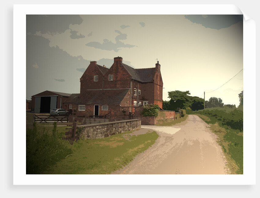 Hall Farm on Flagshaw Lane by Sarah Smith