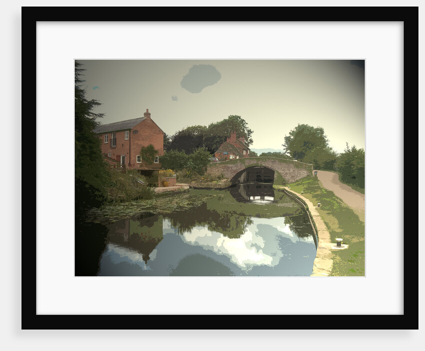 Approaching Sandiacre Lock on the by Sarah Smith