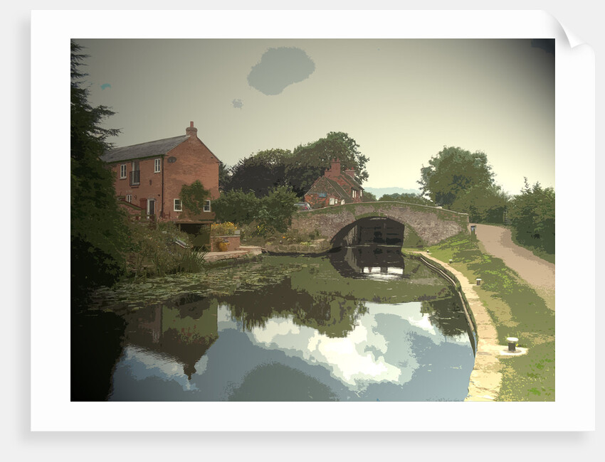 Approaching Sandiacre Lock on the by Sarah Smith