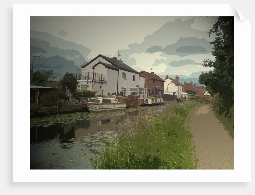 Watercraft Moored on the Erewash Canal by Sarah Smith