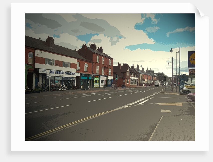 Station Road in Sandiacre by Sarah Smith