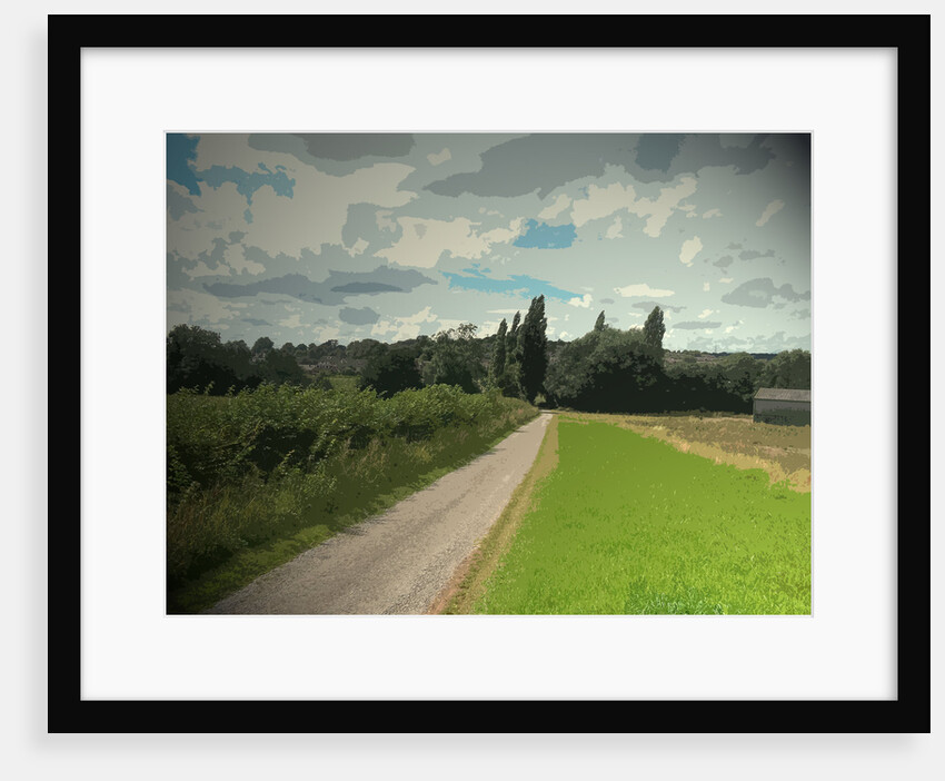 Tarmac Path Heading into Ockbrook by Sarah Smith