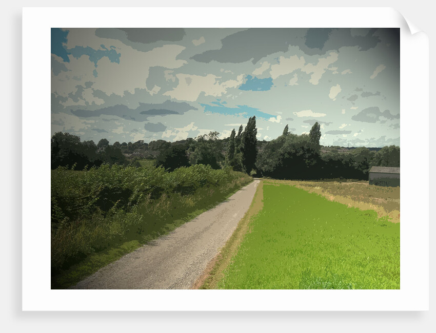Tarmac Path Heading into Ockbrook by Sarah Smith