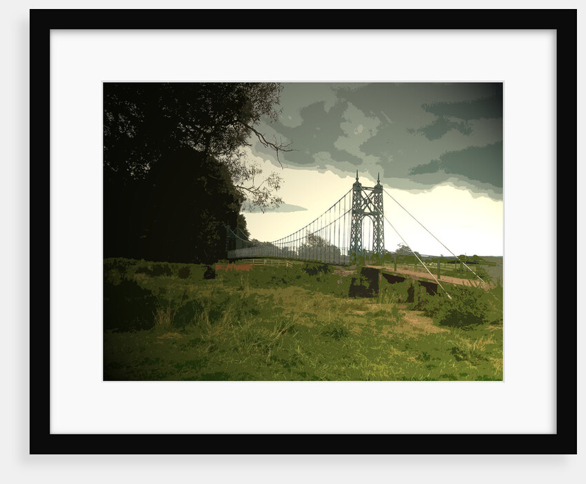 Iron Footbridge near Doveridge by Sarah Smith