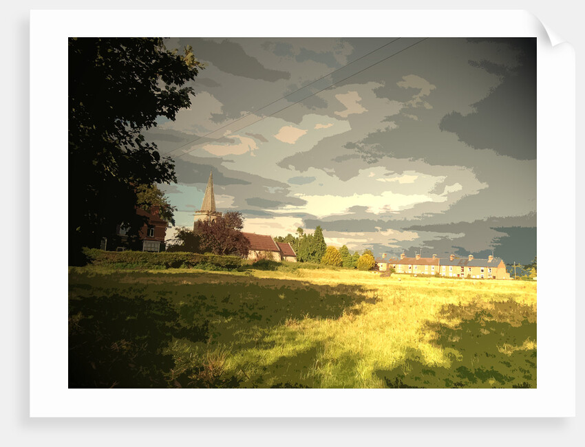 Abbey Fields and St Michael's Church in by Sarah Smith