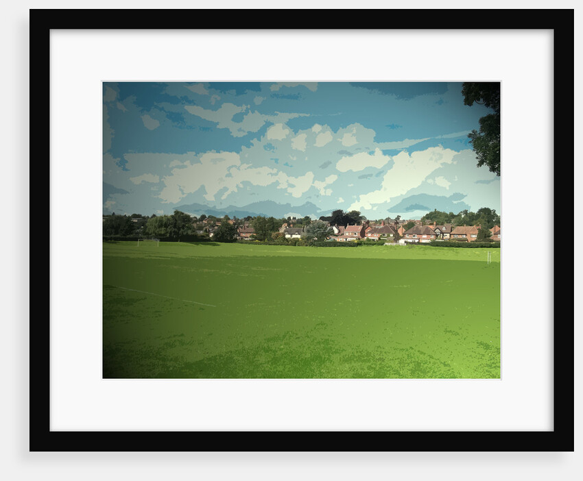 School Sports Fields in Ashbourne by Sarah Smith
