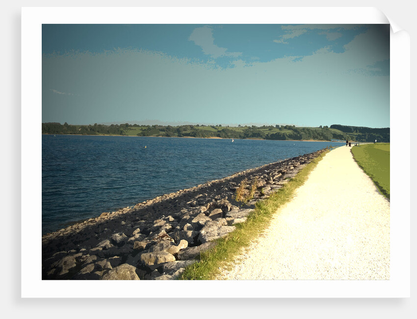 Water's Edge and Path at Carsington by Sarah Smith