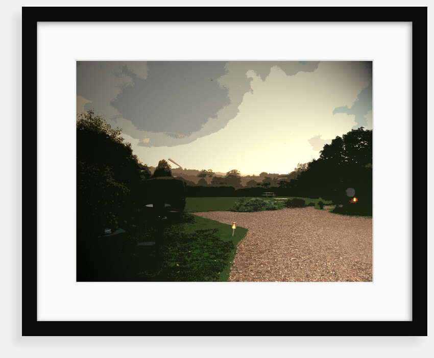 Sunset at Shottle Hall by Sarah Smith