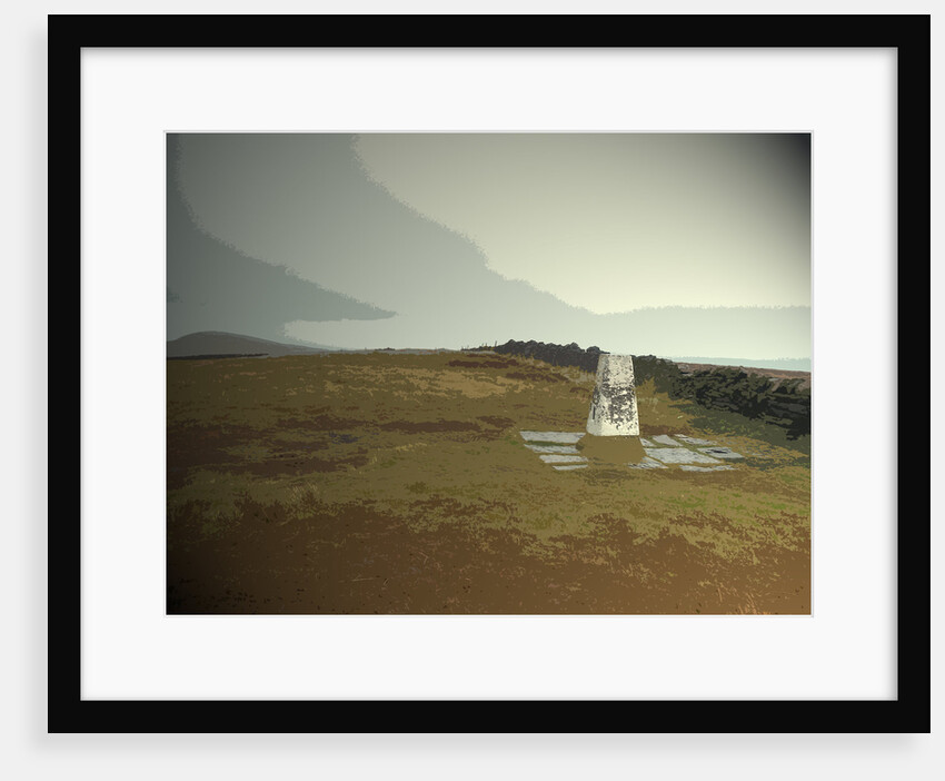 Triangulation Pillar at Shining Tor by Sarah Smith