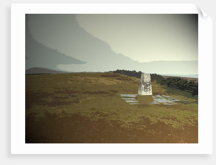 Triangulation Pillar at Shining Tor by Sarah Smith