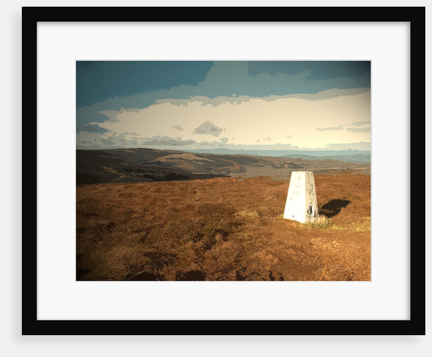 Triangulation Pillar on Burbage Edge by Sarah Smith