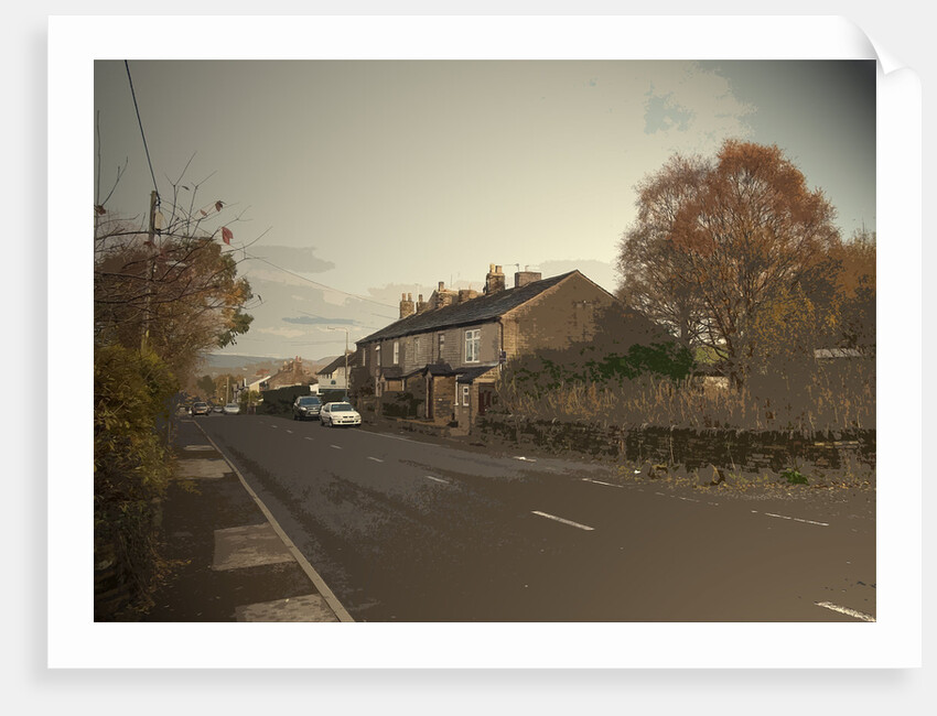 Glossop Road in Charlesworth by Sarah Smith