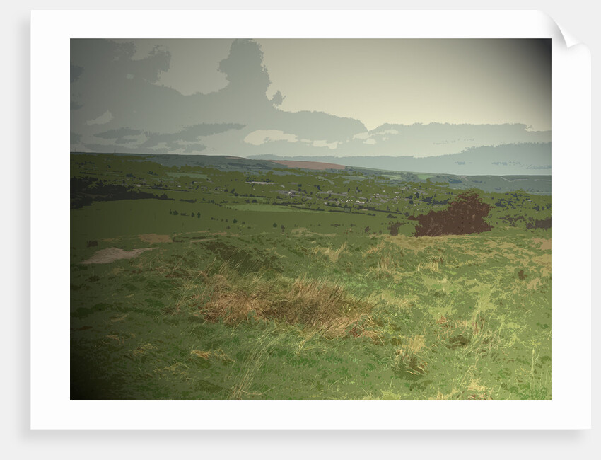 Earthwork at Melandra Castle by Sarah Smith