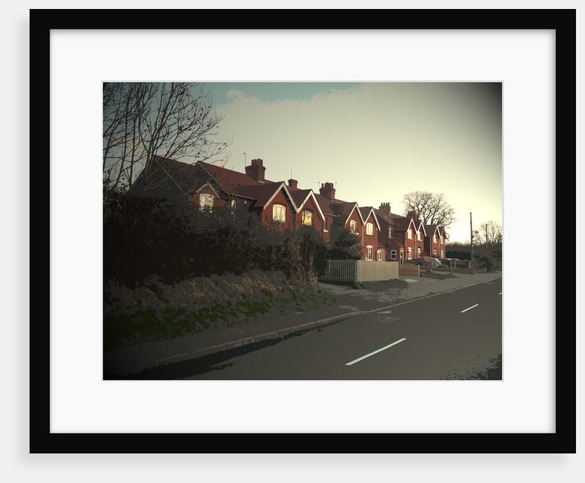 Gravelpit Houses near Etwall by Sarah Smith