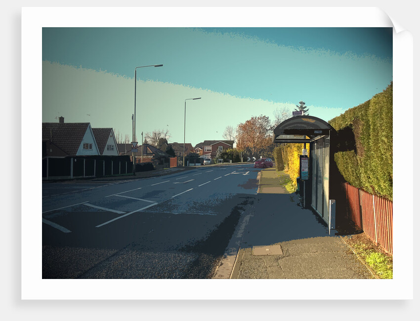 Bus Shelter on Draycott Road by Sarah Smith