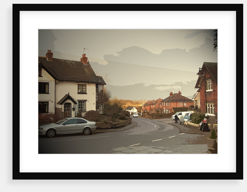 Village Scene in West Hallam by Sarah Smith